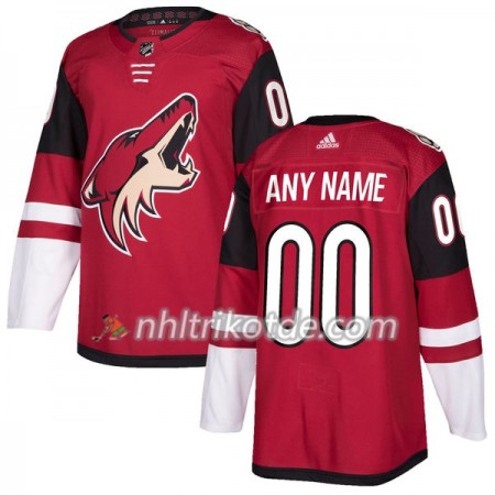 Arizona Coyotes Trikot Custom Adidas 2017-2018 Maroon Authentic - Herren